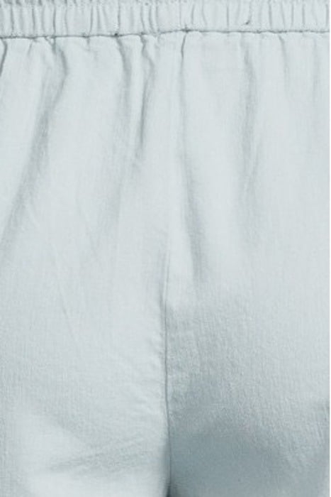 COTTON LINEN SHORTS SLATE BLUE 5