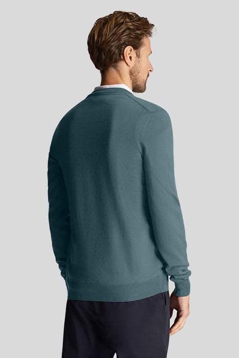 GOLF V NECK PULLOVER IRON BLUE 2