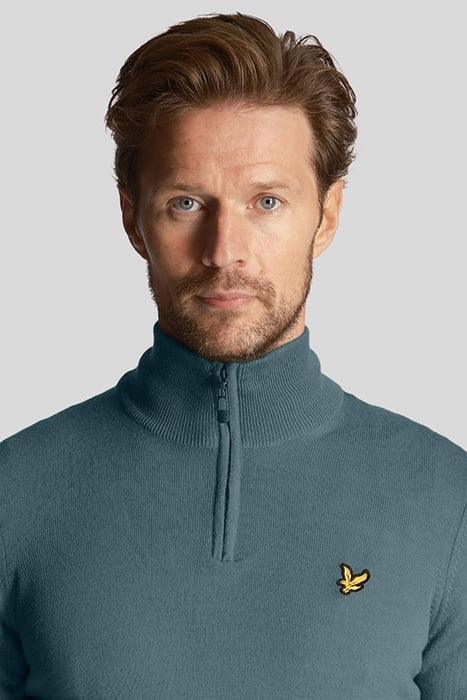 GOLF CORE 1/4 ZIP MERINO MIX IRON BLUE 5