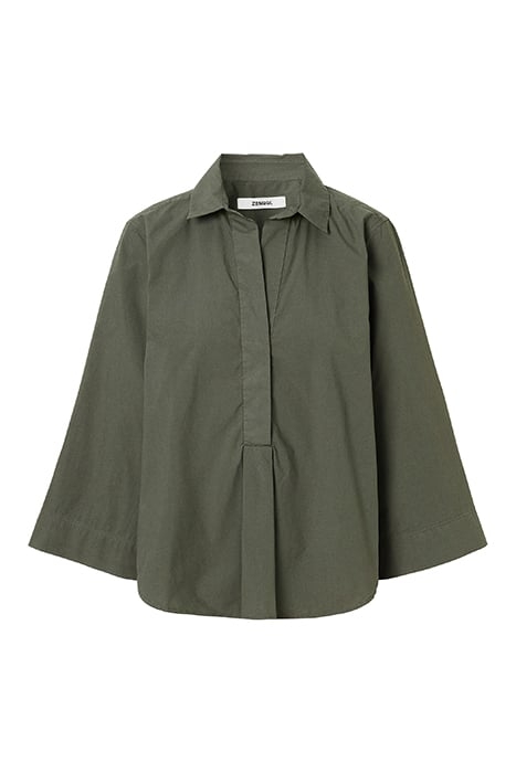 COTTON POPLIN SHIRT WHITE 3