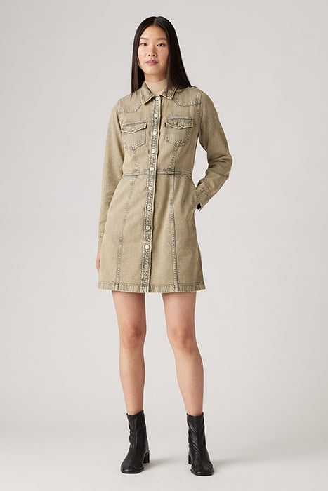 FLYNN DRESS SHIRT BEIGE 4