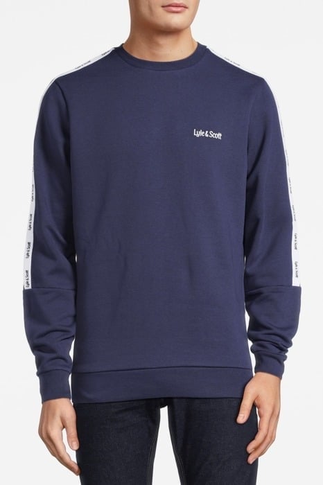 TAPE CREWNECK NAVY 1