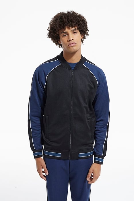 SWEAT ZIPPE AVEC MANCHES RAGLAN NAVY 1