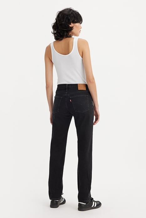 MIDDY STRAIGHT JEANS BLACK 3