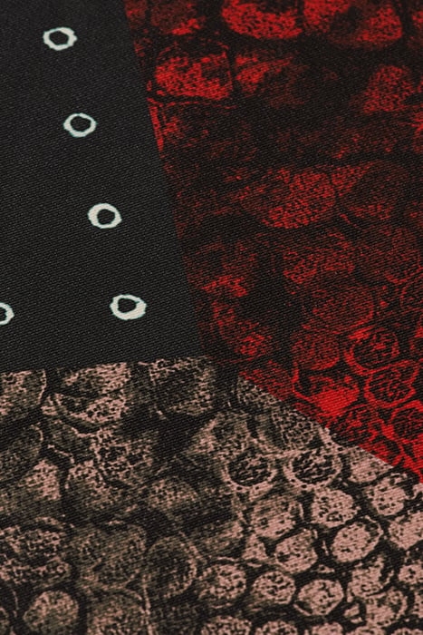 PRINTED SQUARE SCARF SNAKE MULTI 5