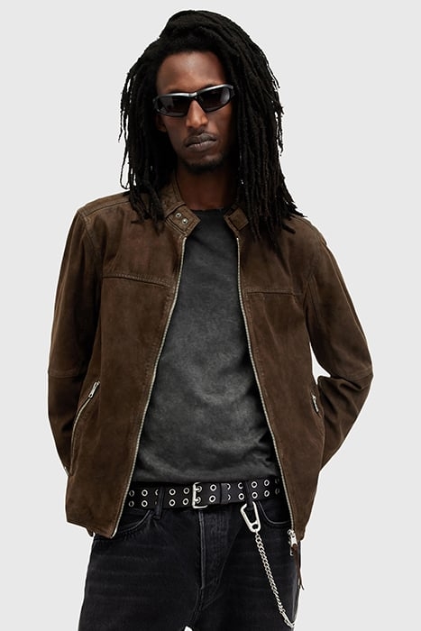 CORA SUEDE JACKET WOODLAND BROWN 5