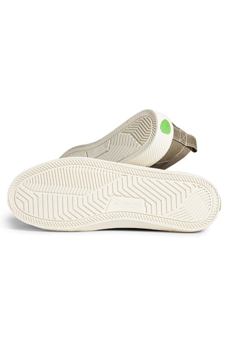 UNISEX OCA LOW BURNT SAND CANVAS CONTRAST THREAD SNEAKER 4