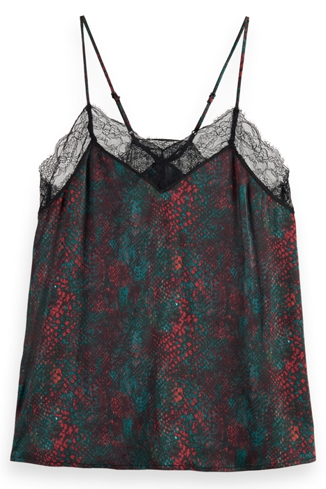 CAMISOLE WITH LACE TRIM SNAKE 4