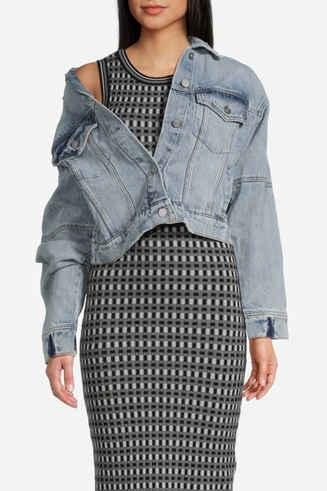 MIDI DRESS HARVEST GOLD / BALSAM GREEN 1