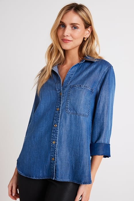 SHIRT TRAIL BUTTON DOWN MOONLIT HAZE WASH 1