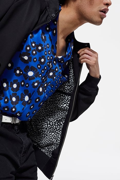 BLOUSON COL OFFICIER ZIP DEVANT BLACK 6