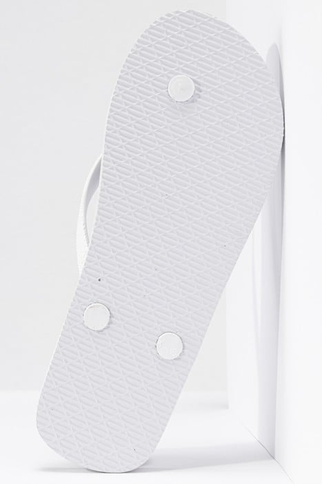 TROY LOGO SLIPPER WMN WHITE 8