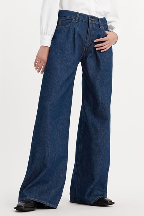 BAGGY FLARED JEANS BLUE 1
