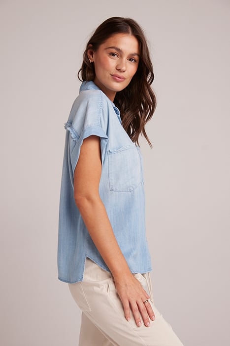 TWO POCKET SHORT SLEEVE SHIRT CARIBBEAN WASH 4