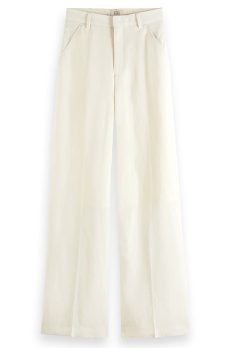 HANA - TAILORED HIGH RISE WIDE LEG PANTS ECRU 4