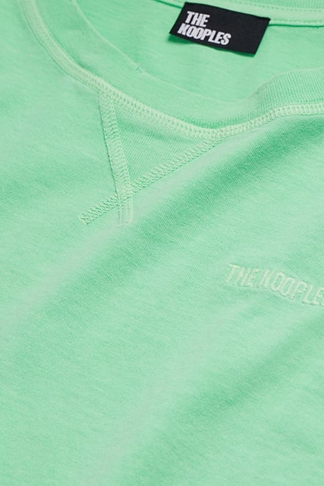 T-SHIRT SANS MANCHES FLUO VINTAGE VERT FLUO 2