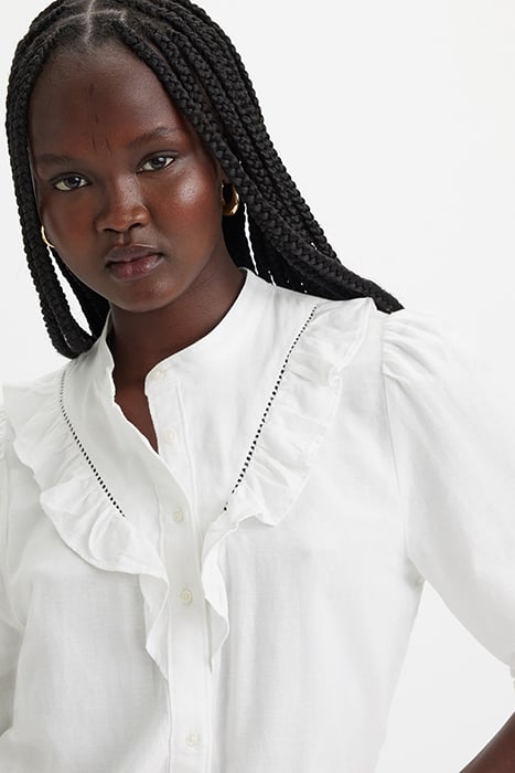 CARINNA BUTTON-DOWN SHIRT BEIGE 5