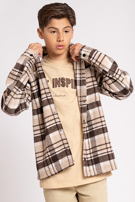 LUCAS SHIRT JACKET CHOCOLATE 1