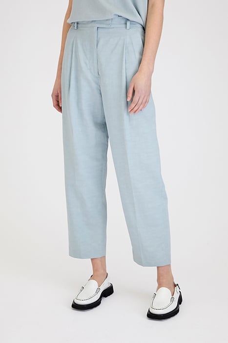 LINEN LYOCELL PANTS BLUE HAZE 1