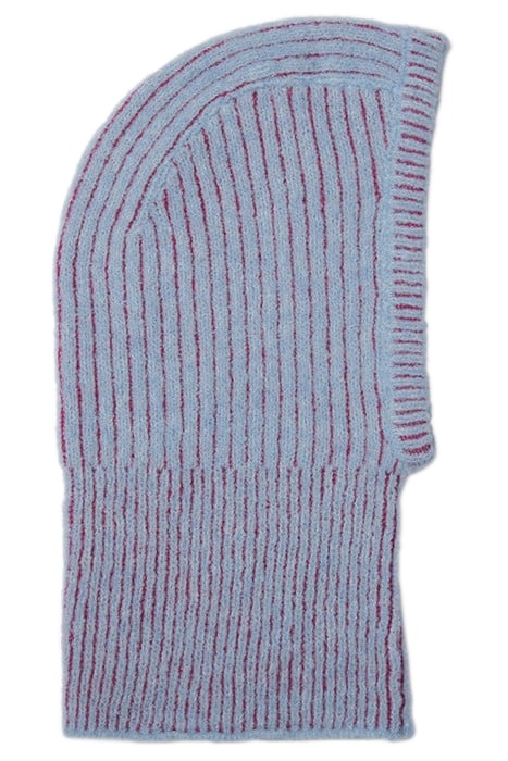 REBA BALACLAVA PALE BLUE MERINO WOOL 1