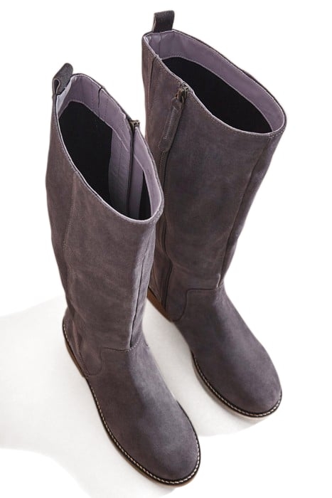 CATEY SUEDE KNEE HIGH BOOT DARK GREY 3