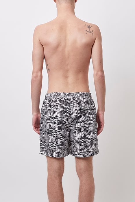 SEINE PRINT RECYCLD SWIM SHORT WHITE 2