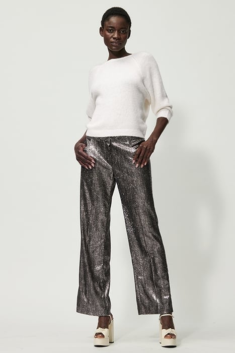 FLARED SEQUIN PANTS THE LAME FANCY 2