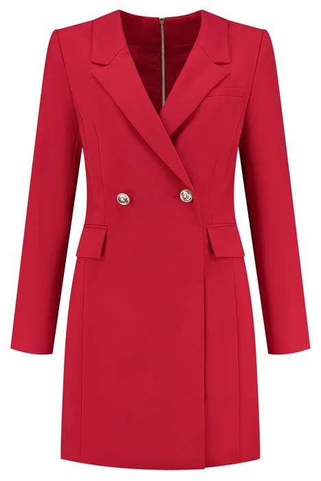 LACEY BLAZER DRESS CHILI 2