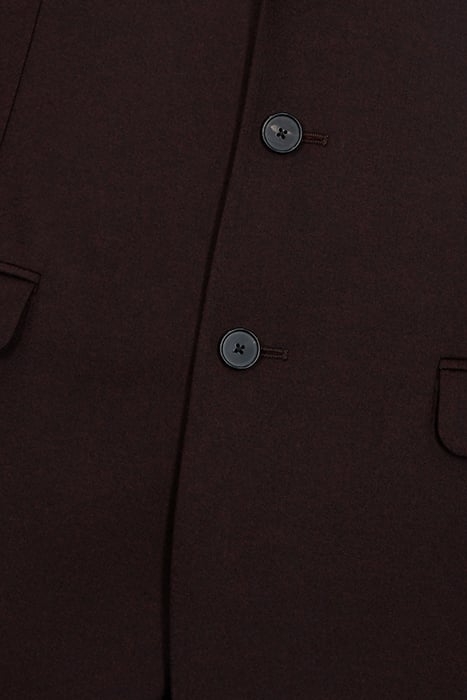 VESTE COSTUME EN LAINE POCHES RABATS BURGUNDY 7