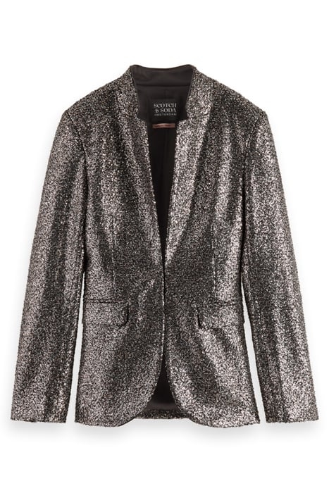 BLAZER IN MIXED SEQUINS BLACK 4