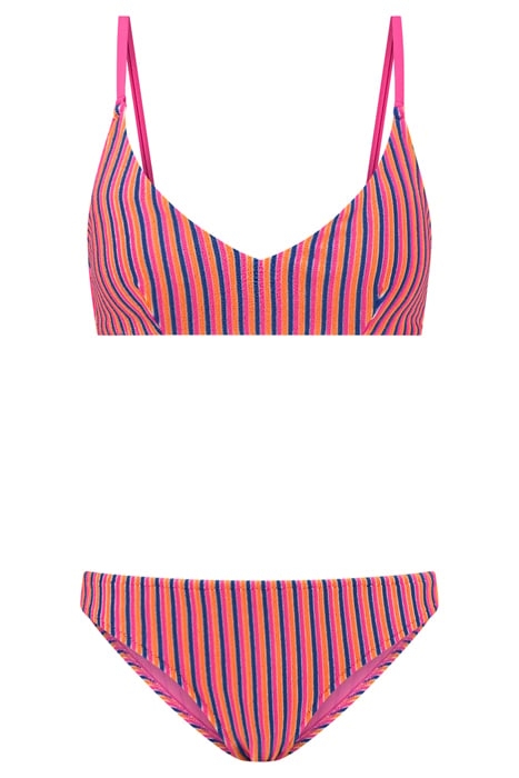 LADIES LOU BIKINI SET RESORT STRIPE PINK RESORT STRIPE 4