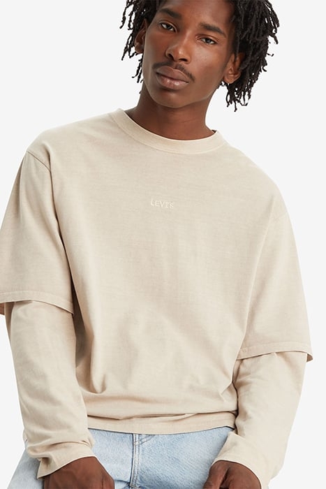 LS LONG-SLEEVED T-SHIRT BEIGE 5