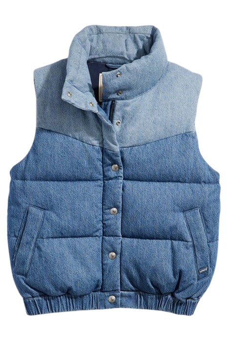 PADDED GILET IN DENIM 3