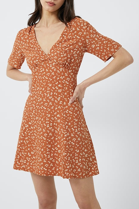 ES BONITA DRAPE V NK MINI DRS BROWN 1