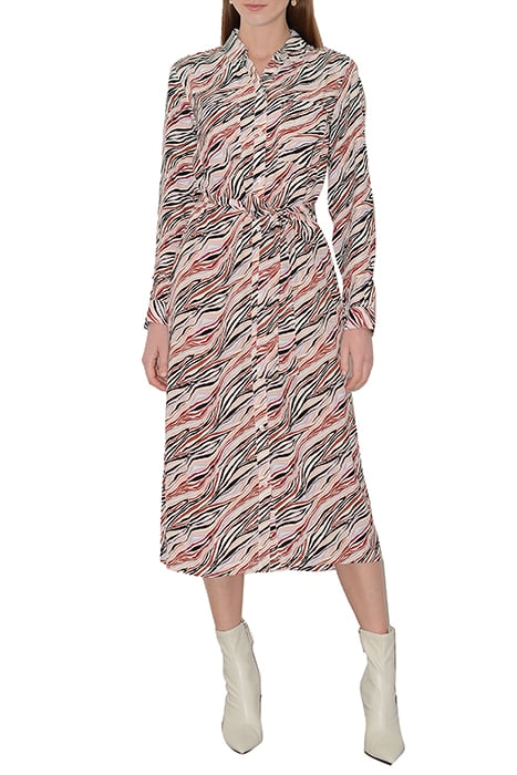 ABSTRACT ZEBRA LS SHIRT DRESS MISC. 1