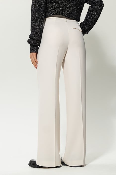 WIDELEG CRÊPE PANTS CREAM 2