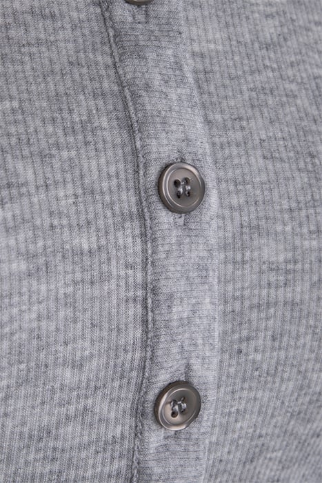 BUTTON JERSEY TOP LIGHT GREY 3