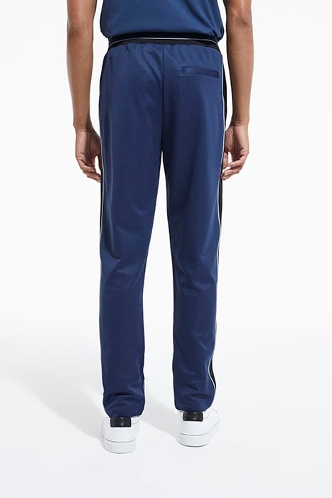 JOGGING AVEC BANDES CONTRASTEES ET PIPING NAVY 2