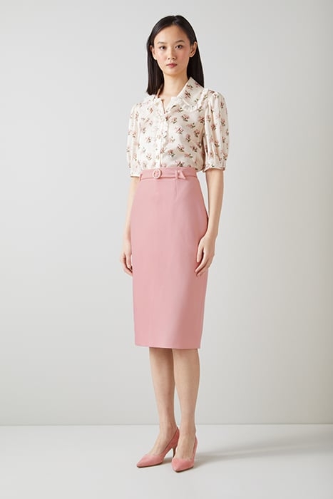 SK PERDY - CREPE BELTED LIGHT PINK 3