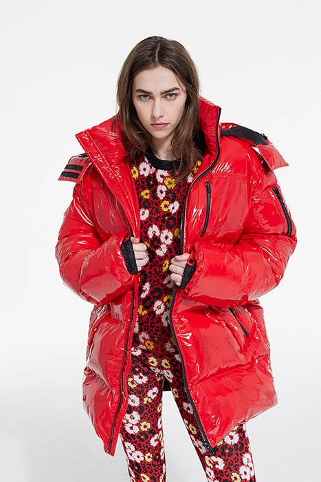 OVERSIZE DOWN JACKET RED 1