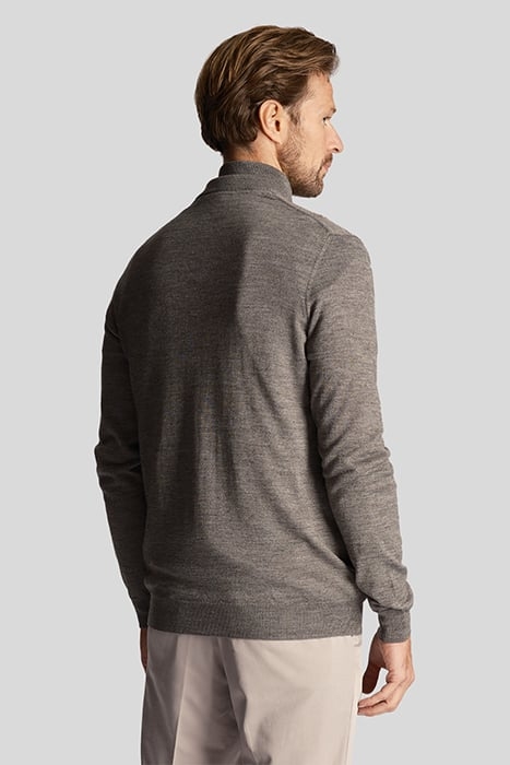 GOLF CORE 1/4 ZIP MERINO MIX MID GREY MARL 2