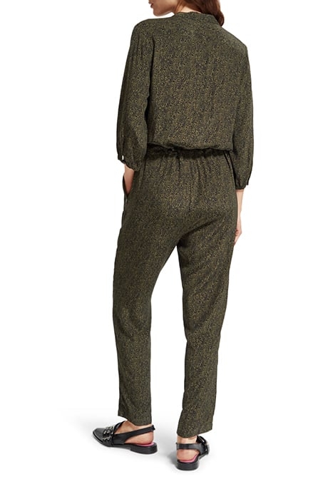 PRINTED JUMPSUIT LEOPARD SPOT GREEN 2