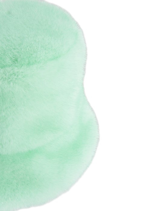 FLETCHER BUCKET HAT MINT FAUX FUR 3