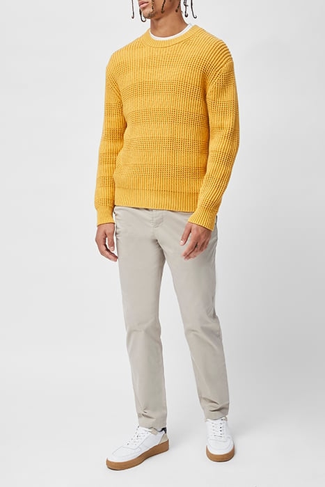 CHUNKY COTTON JUMPER YELLOW 2