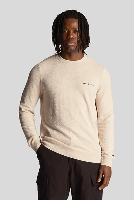BOUCLE CREW NECK JUMPER COVE 1