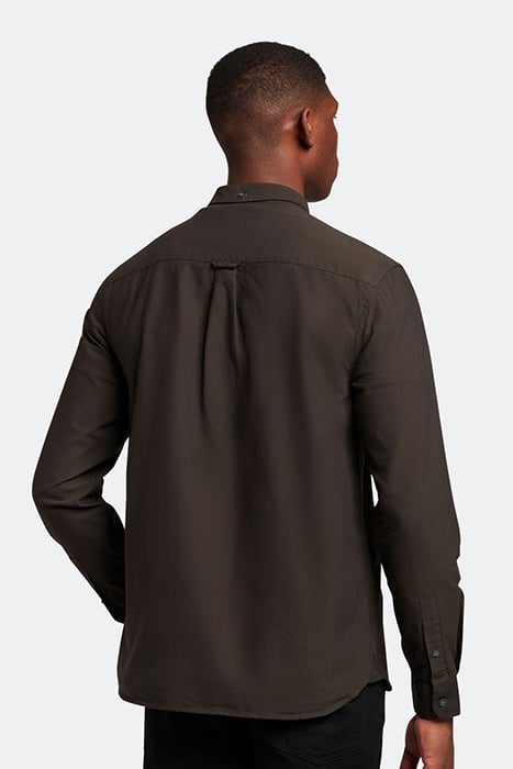 REGULAR FIT LIGHT WEIGHT OXFORD SHIRT OLIVE/JET BLACK 2