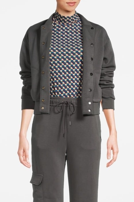 LS MOCK NECK TEE MICRO GEO 3