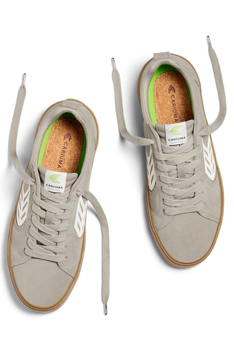 UNISEX CATIBA PRO GUM CLOUD GREY SUEDE AND CANVAS SNEAKER 3