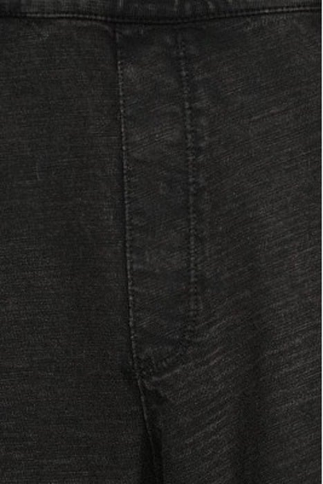 LANCASTER HIGHTWIST SLUB COTTON SHORTS W BLACK 5