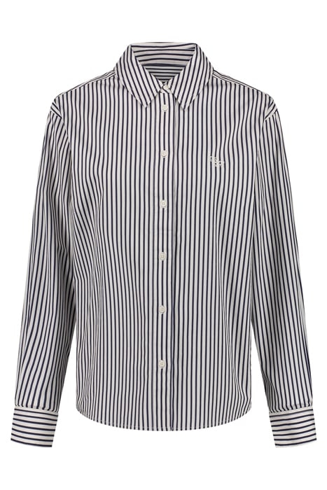 RUSTY STRIPE SHIRT WHITE NAVY 2